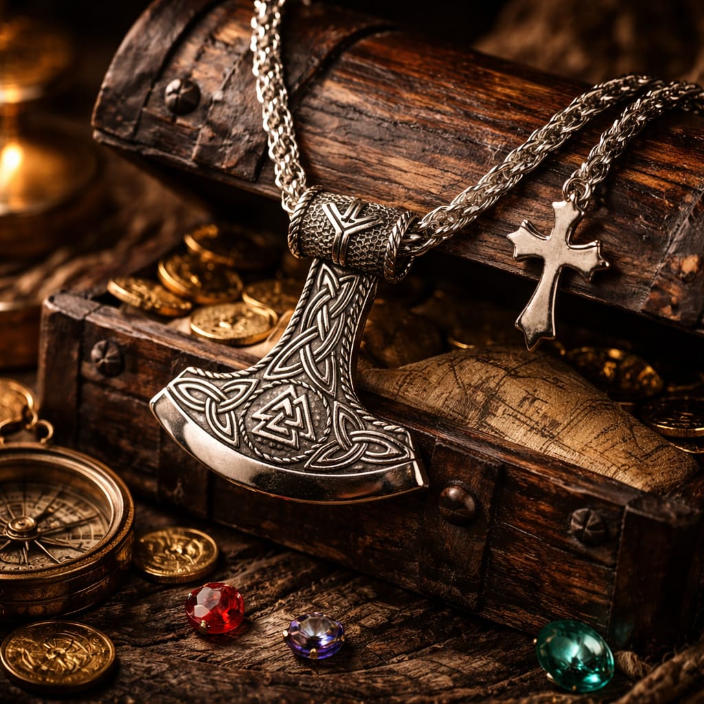 Superbe Mjölnir / Marteau de Thor en argent 925 - COLLECTION PERMANENTE