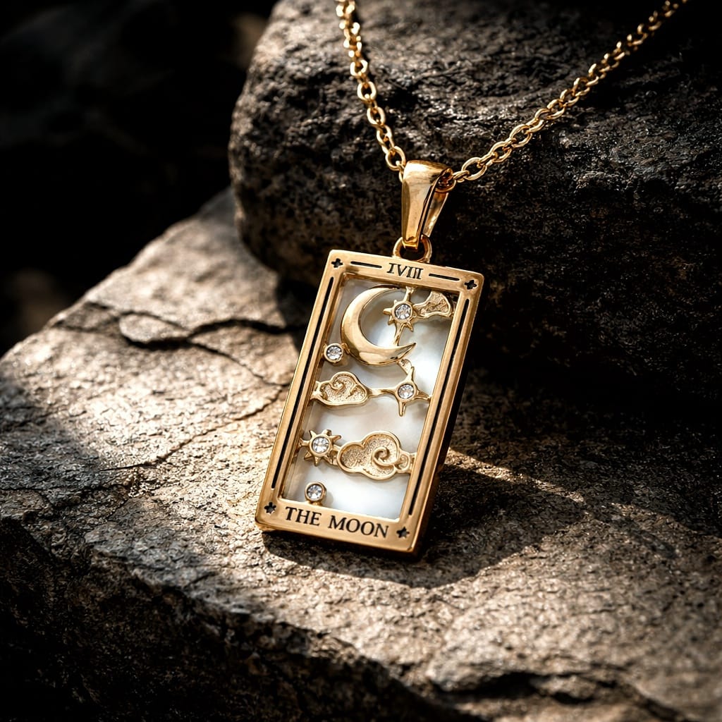 Chaine & pendentif rectangle 