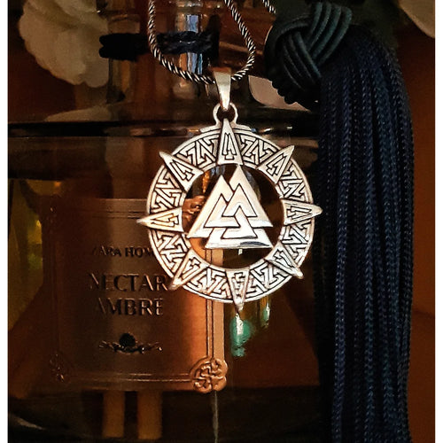 Pendentif Walknut en argent 925 / Collection Viking  - Réassort 2024