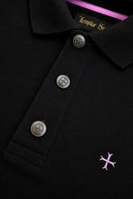 Polo Templar Soul - Noir et Orchidée - Made in Portugal