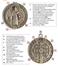 Authentique pendentif Saint-Benoît en argent 925  - Exclusivité