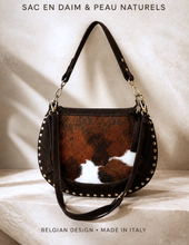 Superbe Sac Miss Terre - l'élégance des Terroirs - Cuir & Peau de Vache