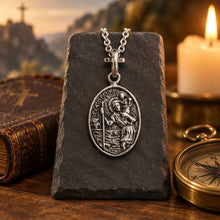 Médaille Sainte-Thérèse & Saint-Christophe -  Argent 925