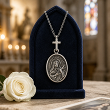 Médaille Sainte-Thérèse & Saint-Christophe -  Argent 925