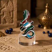 Bague "Serpent de Babylone" - Splendide pièce unique - NEW