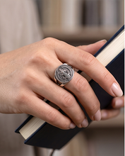 Bague Médaille de Saint Benoît double face - Argent 925