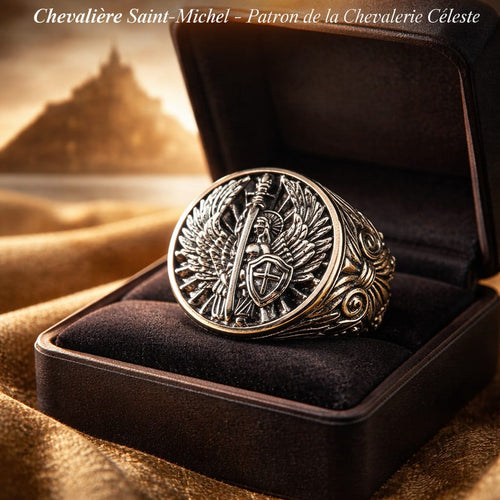 NEW - Chevalière Archange Saint-Michel - Argent 925