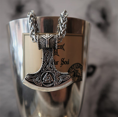 Superbe Mjölnir / Marteau de Thor en argent 925 - COLLECTION PERMANENTE