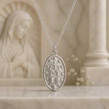 Médaille de la Vierge Marie chaine incluse - Argent 925