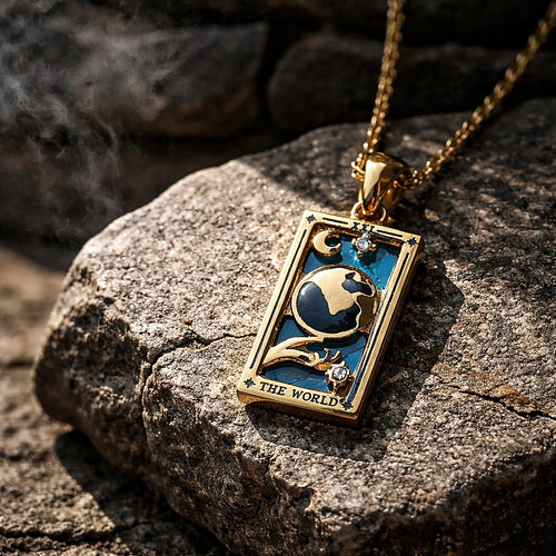 Chaine & pendentif rectangle 