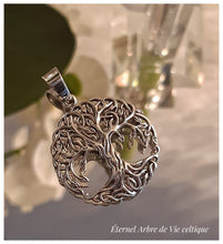 Pendentif "Arbre de Vie" celtique avec racines en argent 925 - NEW