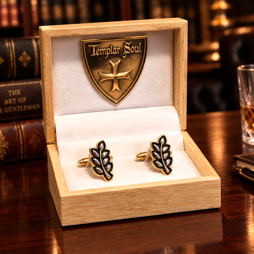 Boutons de manchette Acacia - Élégance & Symbolique