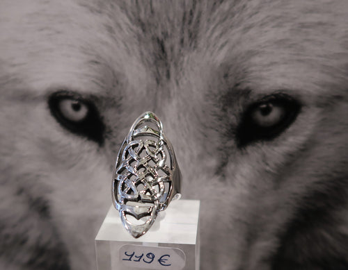 Bague d'exception en argent - Design celtique remarquable!