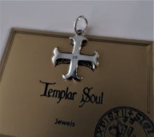 Petite croix des Templiers en argent 2 X 2 cm