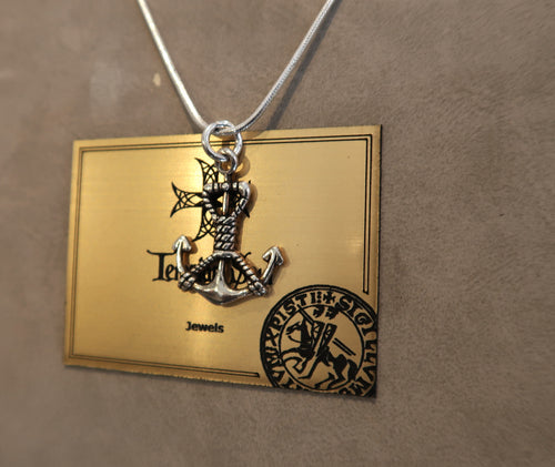 Pendentif en argent petite Ancre de Marine / Espérance